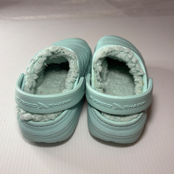 Rugged Shark Kids Eva Lined Clogs, Size 7 Green Slip on Shoes/Sandals - Picture 4 of 11